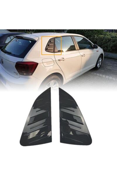 Carmind فولكس فاجن بولو حاجب زجاجي على شكل فراشة بيانو أسود 2019-