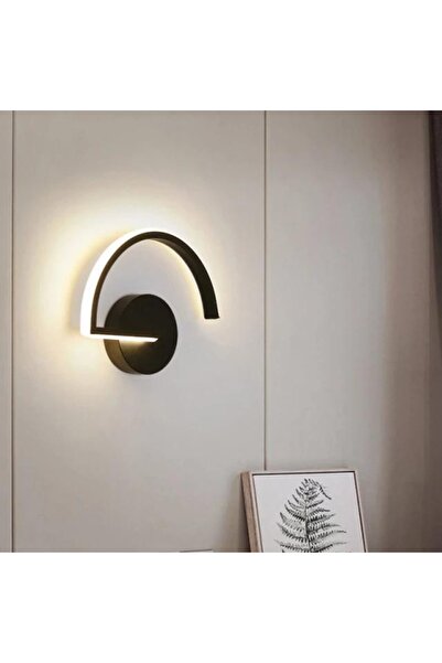 MİNEL DEKOR LED LIGHTING MİNEL DEKOR YATAK BAŞI LED APLİK SİYAH