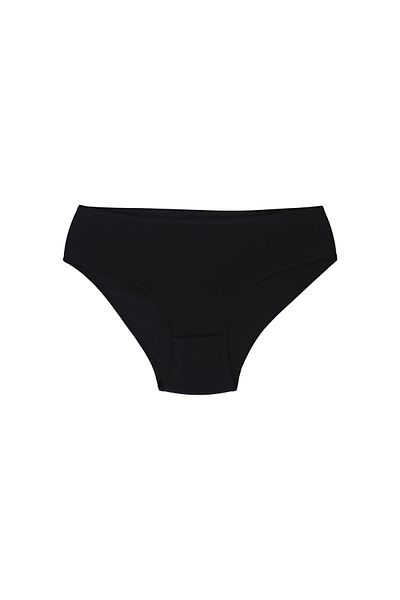 Lüx İpek Γυναικεία κιλότα Plus Size Μονόχρωμο Μαύρο 3 Συσκευασία