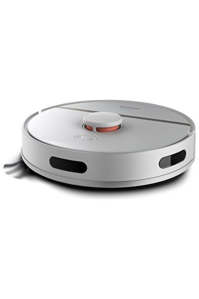 Philips Islak Kuru Moplu Beyaz Robot Süpürge,Sert Zemin ve Halıya Uygun, 1 yıl ek garantili