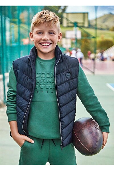 MAYORAL سترة مبطنة للأولاد باللون الأزرق الداكن 7388