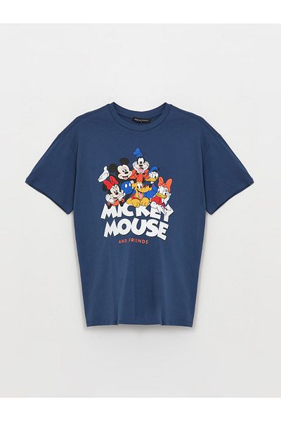 LC Waikiki Těhotenské tričko Disney s krátkým rukávem a výstřihem