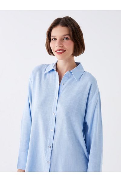 LC Waikiki Hosszú ujjú, egyenes női oversize ing