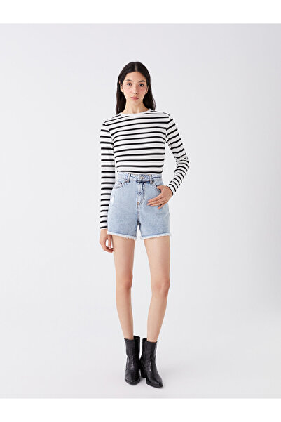 LC Waikiki Pantaloni scurți de jeans pentru damă - Standard Fit