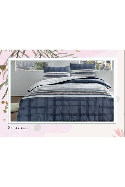 Taç Комплект завивки Ranforce Sidra Двоен Без Ластик 200 См X 220 См