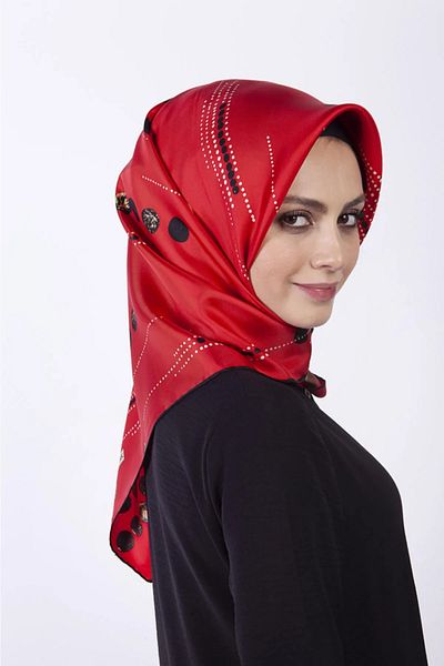 AWAM SILK Awam Silk 100% Pure Silk Scarf 90*90