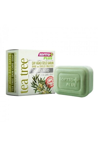 Softto Plus 100G teA tree Extract SoAp - Anti-acne And acne, Hidden BeAuty