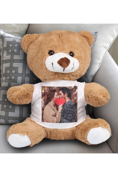 EJOYA Kişiye Özel Fotoğraflı Peluş Ayıcık 23 cm 81880