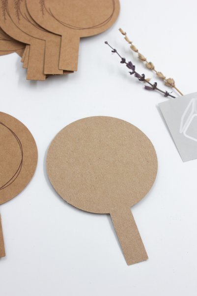 carton box Karton Kutu 25'Li Kraft Desenli Etiket