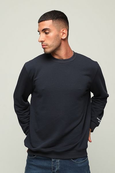 Owut Collection Ανδρικό φούτερ με μακρυμάνικη λαιμόκοψη με κανονική εφαρμογή