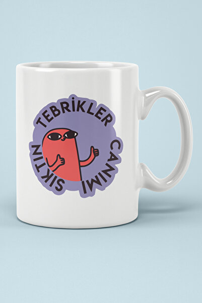 OYART&DESIGN Congratulations You Went My Dear Printed Mug Cup with Gift Box