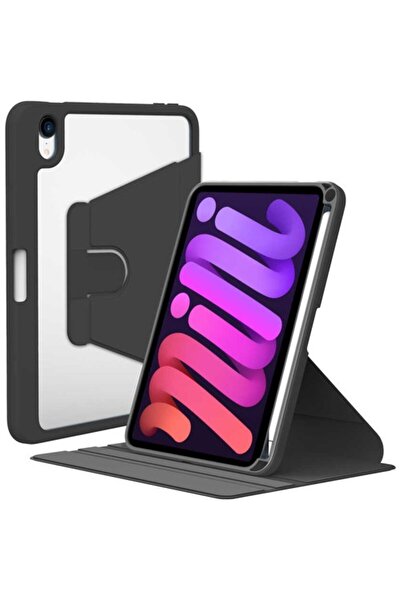 Case 4U iPad Mini 2021 (6.Nesil)  uyumlu  Nayn Siyah