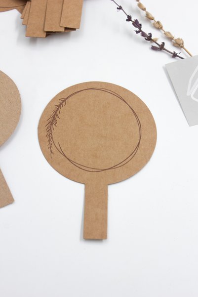 carton box Karton Kutu 25'Li Kraft Desenli Etiket