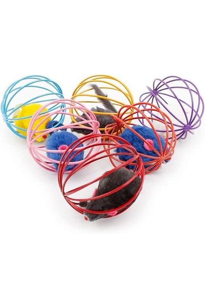 Demirhan Group Caged Cat Toy