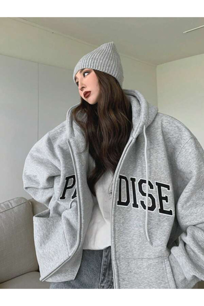 Machetta Paradise 3 iplik Oversize Polar Ceket - Hırka