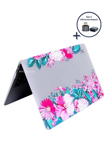 Mcstorey Macbook Air M1 Kılıf 13inç A1932 A2179 A2337 Ile Uyumlu Kristal Flower07nl