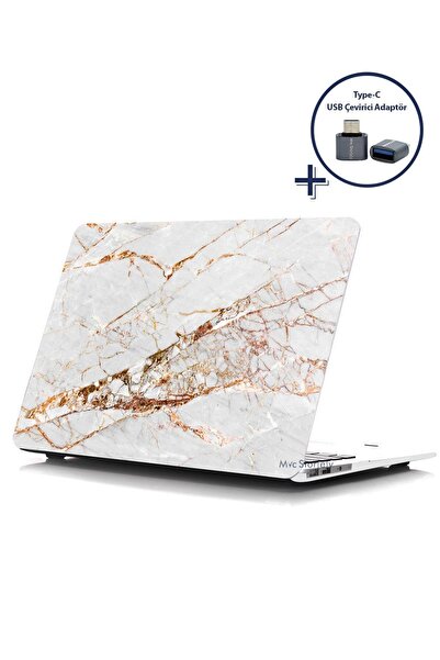 Mcstorey Macbook Air M1 Kılıf 13inç A1932 A2179 A2337 Ile Uyumlu Marble10nl