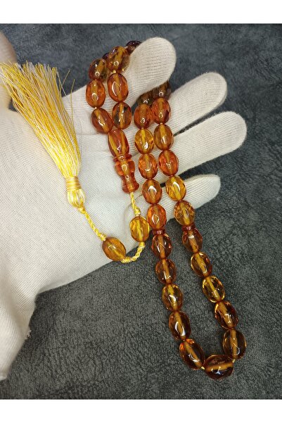 Mos Tespih Προσαρμοσμένο Fire Amber Prayer Beads - Στυλό Χειροτεχνία