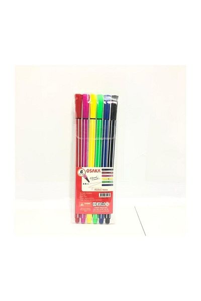 Osaka Light Osaka Ofk0406 Fineliner Set of 6