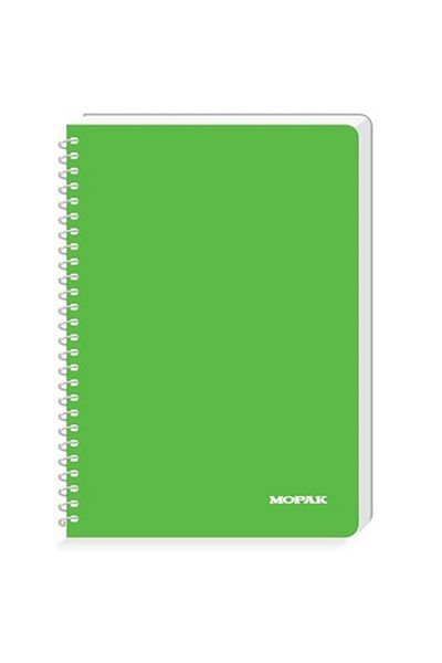 Mopak A4 75 ورقة دفتر PP حلزوني مخطط 1 قطعة
