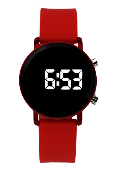 Luis Cardeni Children's Wristwatch with Silicone Strap LED Children's Watch for Ages 8 and Above (010)