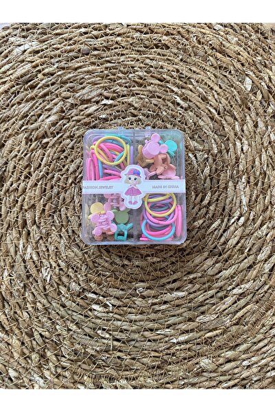 Clariss Mickey Model Latch and Mini Rubber Children's Buckle Set in a Transparent Box