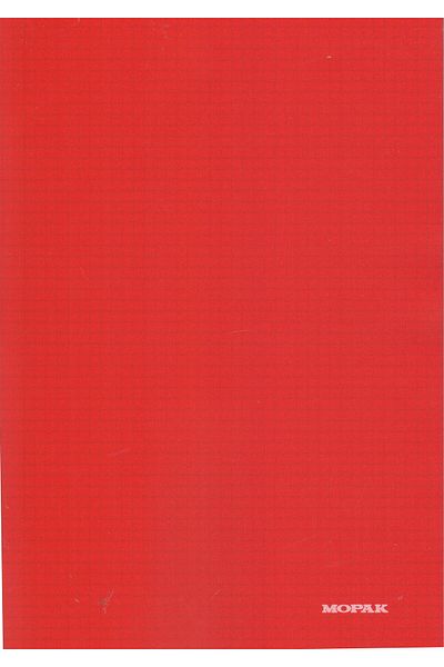 Mopak A4 100 Sheets Checked Stitched Notebook 1 Piece