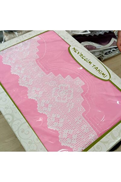 bursa çeyiz طقم غطاء لحاف مصنوع يدويًا من الدانتيل مع دانتيل موديل 988 كاندي ...