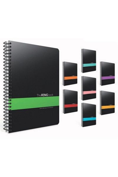 Gıpta Caiet cu spirală Ring Book 17x24 80 de coli (6 bucăți)