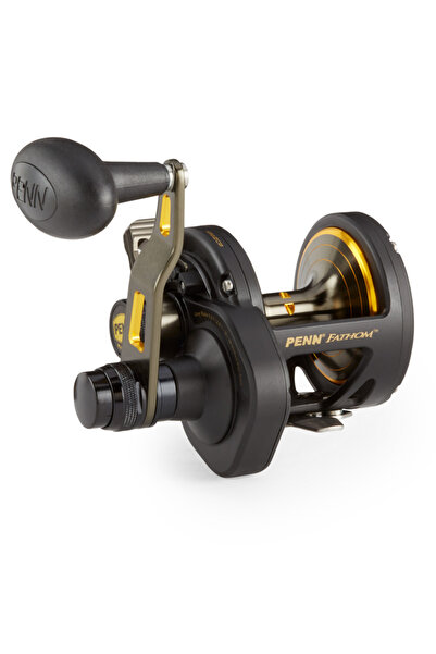 Pure Fishing Penn Fathom Lever Drag 2 Speed 25NLD Trolling Olta Makinesi Sol ...