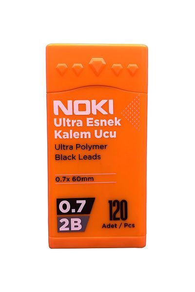 Noki Licensed 2b Ultra Flexible Pen Tip 0.7 Mm 120 Pieces - 1 Piece Orange