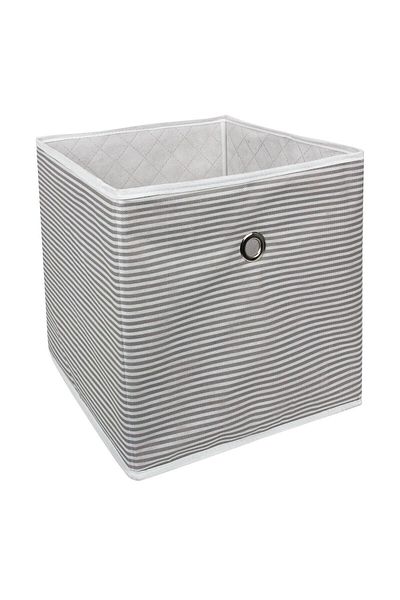 ALAS Multi-Purpose Shelf Organizer Storage Box 30 X 30 X 30 Cm Gray