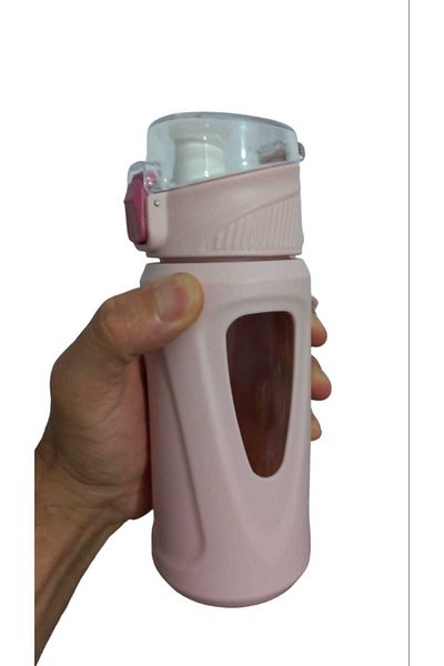 ARVALLI Glass Water Bottle with Lid easy wash