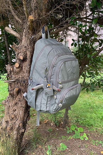 DodoButik Water Resistant Large Size Gray Backpack
