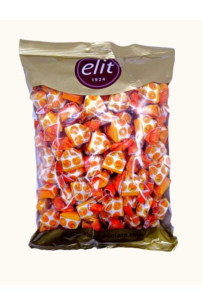 Elit Çikolata Elite Orange Filled Bags of Sugar 1000 Gr