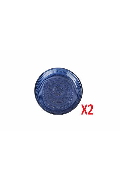 Porland Lina Navy Blue Plate 12 cm 2-pack 04FIA002586