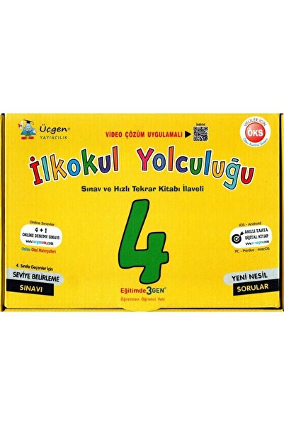 Üçgen Yayıncılık 4.sınıf Ilkokul Yolculuğu Seti Yeni 2021