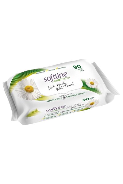 Softline Fresher Sensitive Papatya Özlü Islak Mendil 90'lı