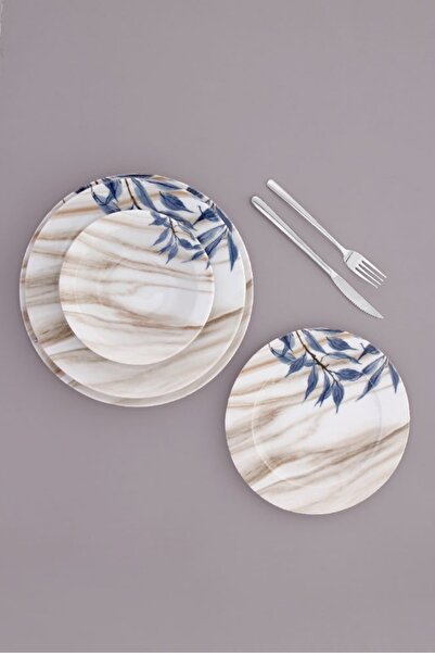 Porland Bluish 24 Parça 6 Kişilik Yemek Takımı 04POR033975