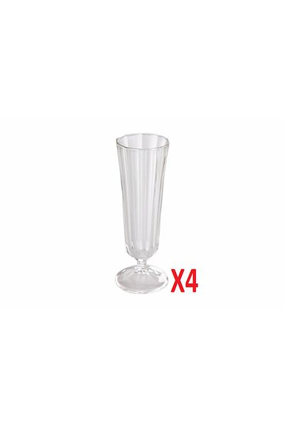 Porland Tradition Flute Champagne Glass 130cc 4-Piece 04FIA001444