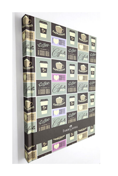 Faber Castell A5 Hard Cover Undated Striped Agenda Notebook 120 Sheets