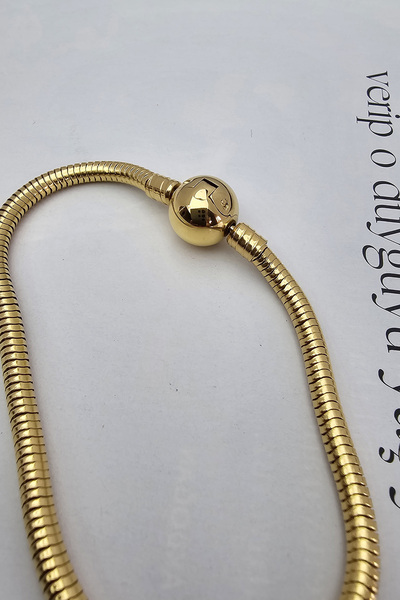 BUNNY BALL LOCKED STEEL BRACELET