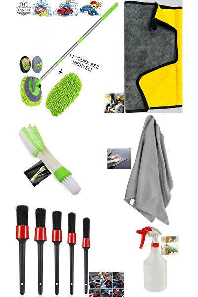 Hansel 10’lu Efsane Set Araba Yıkama Bakım Seti Fırsat Full Oto Bakım Temizli...
