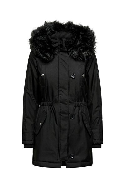 ONLY 15304625 Only Onlıris Fur Winter Parka Cc 2023 Otw Women's Coat Black/BLACK FUR