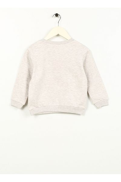 Koton Printed Men's Beige Sweatshirt 4WMB10188TK - Toddler
