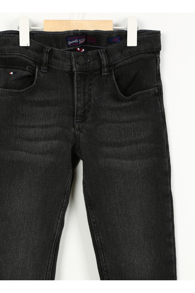 U.S. Polo Assn. U.S. Polo Assn. Normal Bel Gri Erkek Denim Pantolon DIAGONKIDS23K-GRY