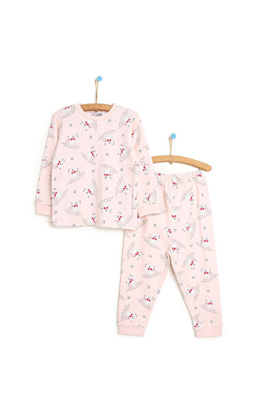 ebebek Hello Baby Basic-Frühlings-Pyjama-Set für Mädchen