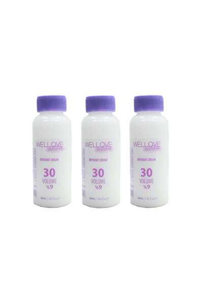 WELLOVE OKSİDAN 30 VOLUME %9 60 ml x 3 ADET
