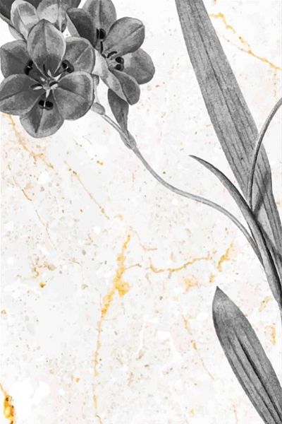 Bayev Leaf Marble Djt40x60 Bath Mat, Door Mat 0542 01