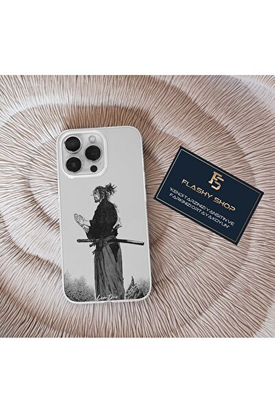 Flashy Shop REDMI NOTE 12 PRO 5G Uyumlu Vagabond Anime Tasarımlı Şeffaf Kılıf